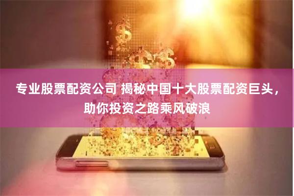专业股票配资公司 揭秘中国十大股票配资巨头，助你投资之路乘风破浪